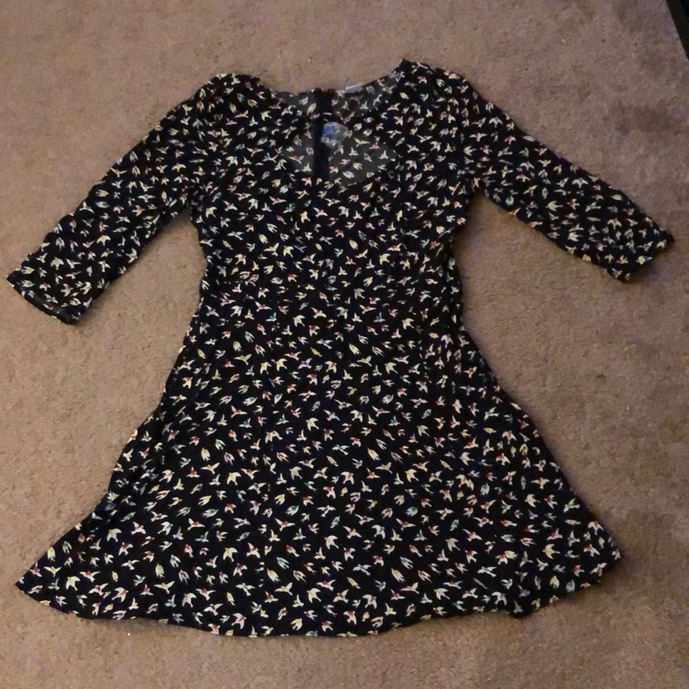 Keyhole bird dress